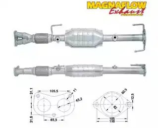 Катализатор ! 88026 MAGNAFLOW