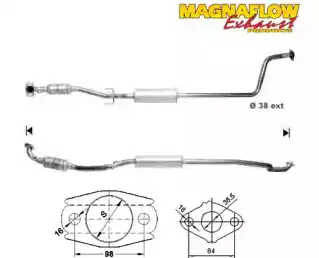 Катализатор ! 78006 MAGNAFLOW