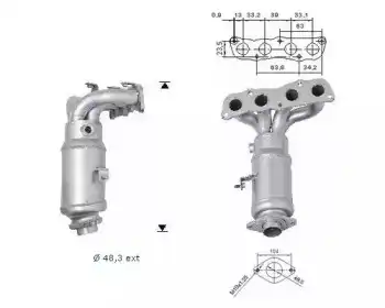Катализатор ! 68016 MAGNAFLOW