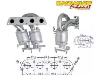 Катализатор ! 78012 MAGNAFLOW