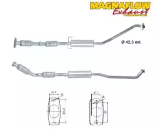 Катализатор ! 78008 MAGNAFLOW