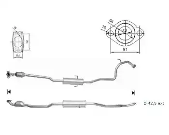 Катализатор ! 68017 MAGNAFLOW