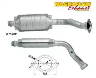 Катализатор ! 86012 MAGNAFLOW