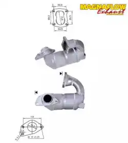 Катализатор ! 66301D MAGNAFLOW