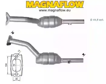 Катализатор ! 66304 MAGNAFLOW