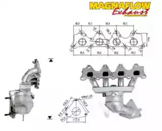 Катализатор ! 76333 MAGNAFLOW