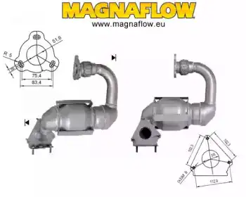 Катализатор ! 66305D MAGNAFLOW