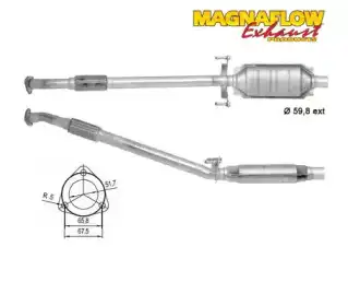 Катализатор ! 88835D MAGNAFLOW