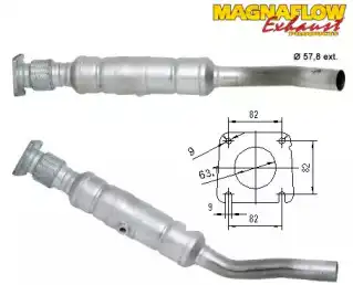 Катализатор ! 71603 MAGNAFLOW