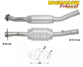 Катализатор ! 81604 MAGNAFLOW