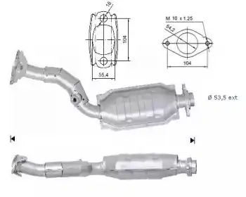 Катализатор ! 65607 MAGNAFLOW