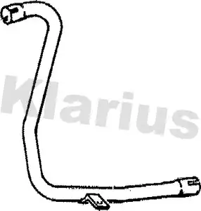 Труба выхлопного газа ! RN516T KLARIUS