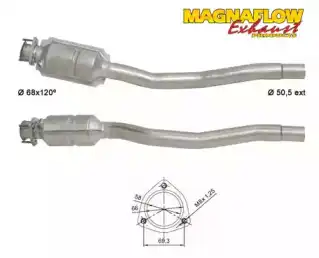 Катализатор ! 89241 MAGNAFLOW