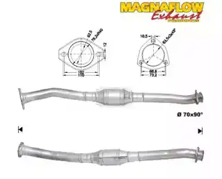 Катализатор ! 80967D MAGNAFLOW