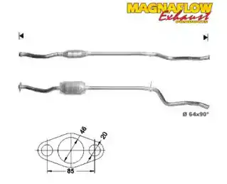 Катализатор ! 76026D MAGNAFLOW