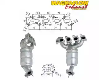Катализатор ! 75807 MAGNAFLOW
