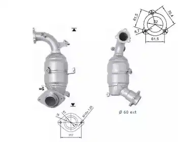 Катализатор ! 68013D MAGNAFLOW