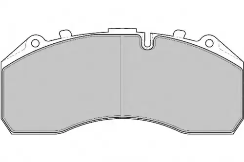 колодки дисковые MB DCV1914FE DURON