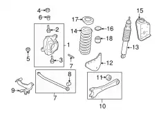 ADJUSTER (FRONT SUSPENSION UPPER BALL JOINT CAMBER) 5C3Z-3B440-E FORD