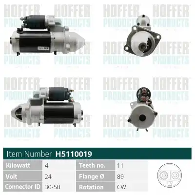Стартер HOFFER H5110019