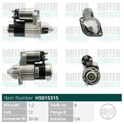 Стартер HOFFER H5015315