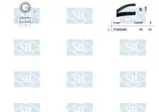 Комплект ремня ГРМ TK1216 SALERI SIL