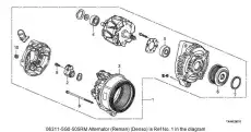 Генератор ACURA 31100-5G0-A02RM