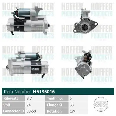 Стартер HOFFER H5135016