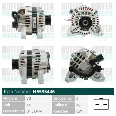Генератор HOFFER H5535446
