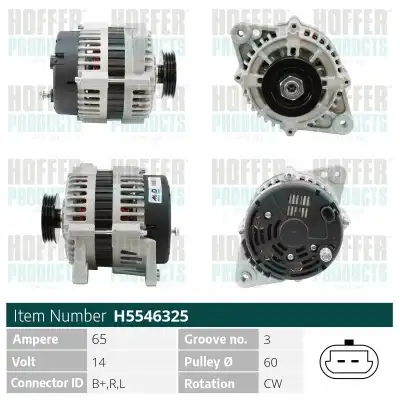 Генератор HOFFER H5546325
