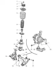 Рычаг подвески JEEP 4656731AN