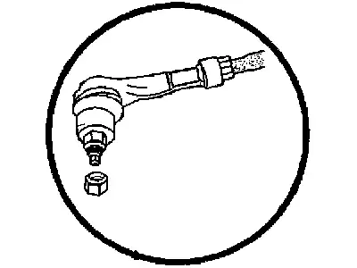 Рулевой наконечник DODGE 4762861AB