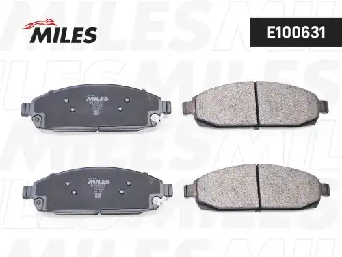 Тормозные колодки дисковые передняя ось MILES E100631