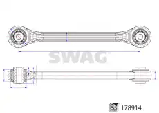 Рычаг подвески SWAG 33 10 4739