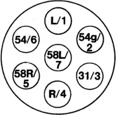 Розетка 8JB 001 941-041 HELLA