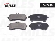 Тормозные колодки дисковые задняя ось MILES E410643