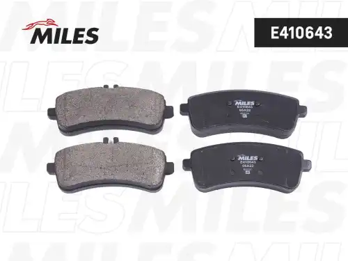 Тормозные колодки дисковые задняя ось MILES E410643