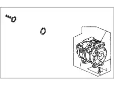 Компрессор, кондиционер 38810RYEA01 ACURA
