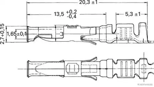 Соединитель проводов 50251808 HERTH+BUSS