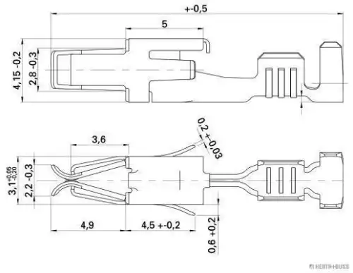 КОНТАКТ ЭЛЕКТРОПРОВОДКИ -50251871 HERTH+BUSS