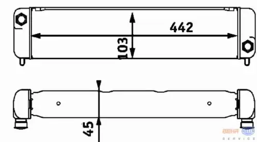 Масляный радиатор HELLA 8MO 376 725-671
