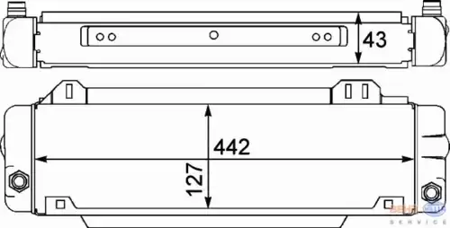 Масляный радиатор HELLA 8MO 376 725-771