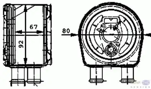 Масляный радиатор HELLA 8MO 376 726-171