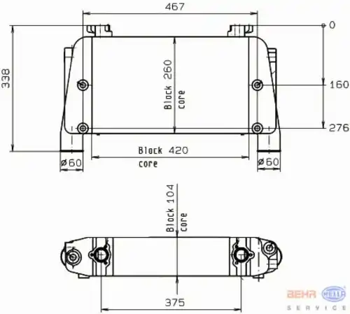Масляный радиатор HELLA 8MO 376 765-541