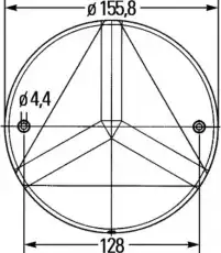 Отражатель 8RA 343 220-017 HELLA