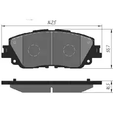 Тормозные колодки дисковые FEBEST 0101-GSV70F