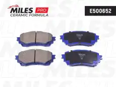 Тормозные колодки дисковые передняя ось MILES E500652