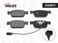 Тормозные колодки дисковые передняя ось MILES E100674