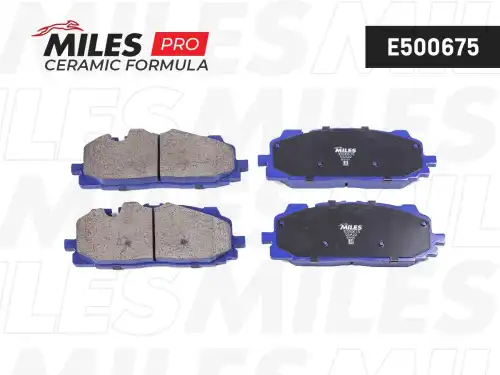 Тормозные колодки дисковые передняя ось MILES E500675