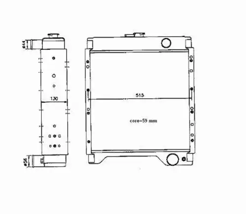 Радиатор кондиционера (конденсатор) NRF 52104